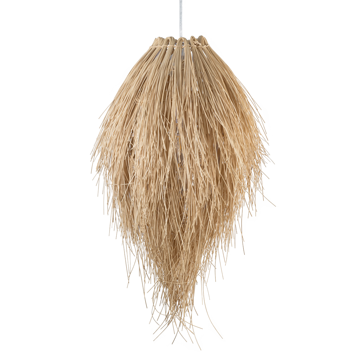 LEDTM® ARCHIPELAGO 01747 Boho Κρεμαστό Φωτιστικό Οροφής με Ντουί 1 x E27 AC 220-240V IP20 - Μπεζ - Μ30 x Π30 x Υ63cm - Image 5