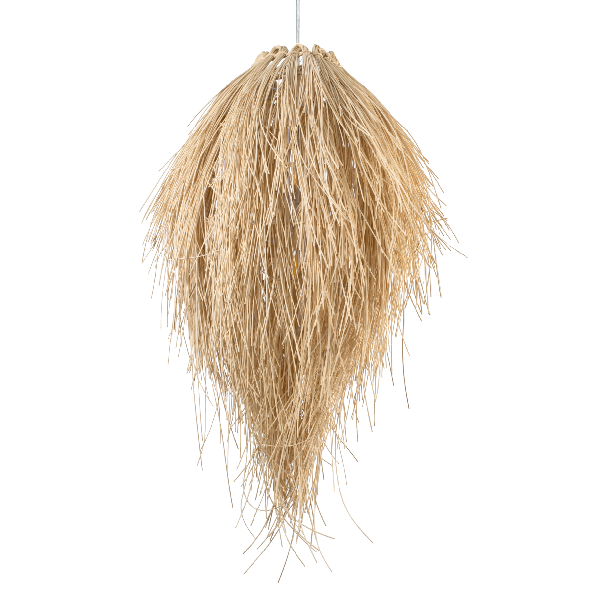 LEDTM® ARCHIPELAGO 01747 Boho Κρεμαστό Φωτιστικό Οροφής με Ντουί 1 x E27 AC 220-240V IP20 - Μπεζ - Μ30 x Π30 x Υ63cm - Image 6