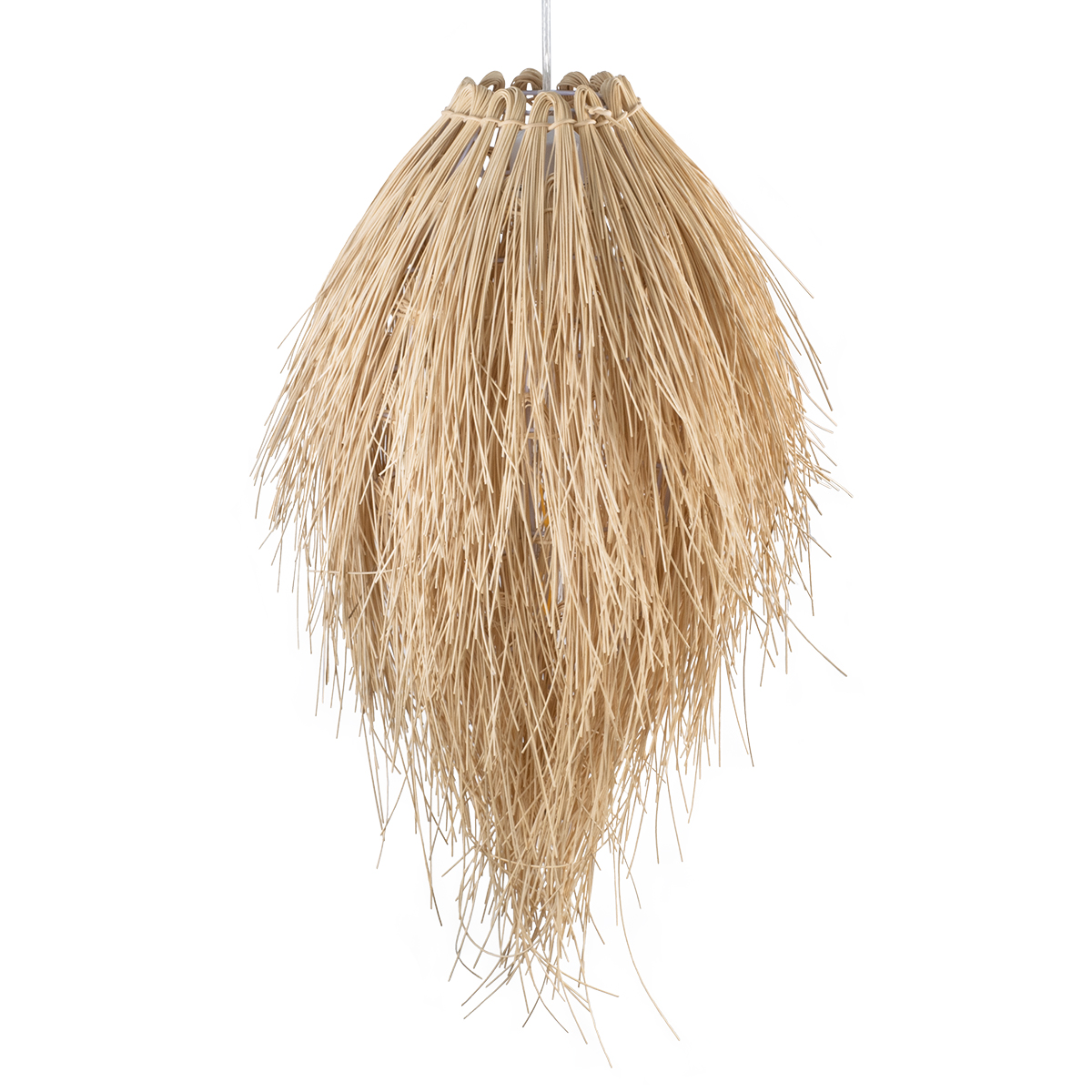 LEDTM® ARCHIPELAGO 01747 Boho Κρεμαστό Φωτιστικό Οροφής με Ντουί 1 x E27 AC 220-240V IP20 - Μπεζ - Μ30 x Π30 x Υ63cm - Image 7