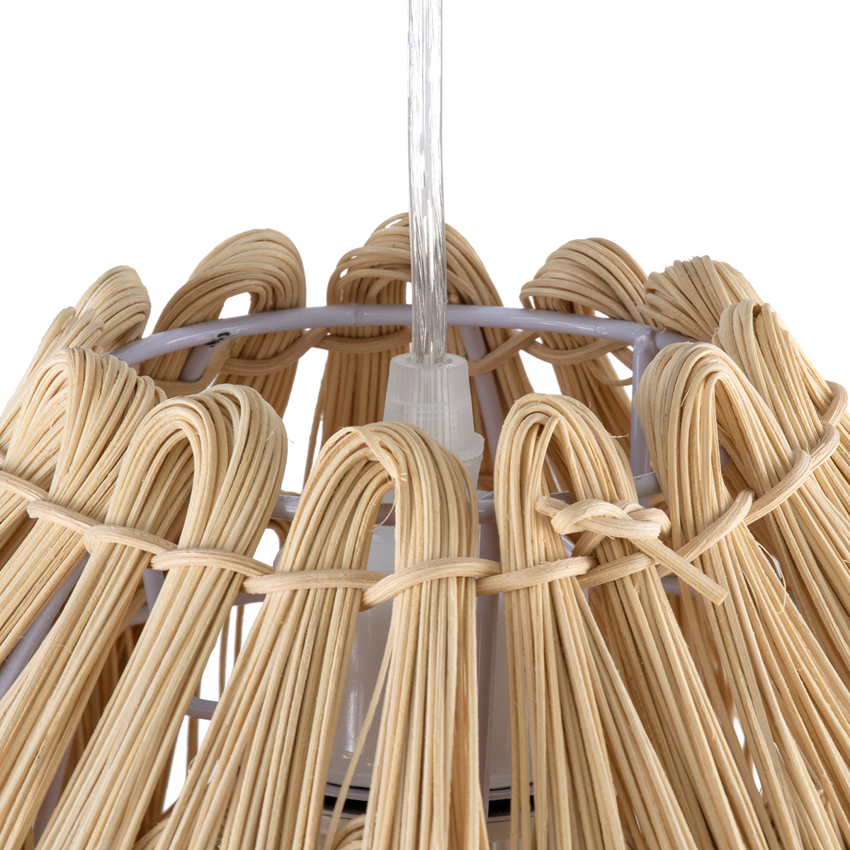 LEDTM® ARCHIPELAGO 01747 Boho Κρεμαστό Φωτιστικό Οροφής με Ντουί 1 x E27 AC 220-240V IP20 - Μπεζ - Μ30 x Π30 x Υ63cm - Image 8