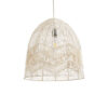 LEDTM® ALOHA 01751 Boho Κρεμαστό Φωτιστικό Οροφής με Ντουί 1 x E27 AC 220-240V IP20 - Μπεζ - Μ45 x Π45 x Υ48cm - Image 2