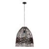 LEDTM® ALOHA 01752 Boho Κρεμαστό Φωτιστικό Οροφής με Ντουί 1 x E27 AC 220-240V IP20 - Καφέ - Μ45 x Π45 x Υ48cm - Image 4