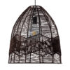 LEDTM® ALOHA 01752 Boho Κρεμαστό Φωτιστικό Οροφής με Ντουί 1 x E27 AC 220-240V IP20 - Καφέ - Μ45 x Π45 x Υ48cm - Image 5