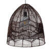 LEDTM® ALOHA 01752 Boho Κρεμαστό Φωτιστικό Οροφής με Ντουί 1 x E27 AC 220-240V IP20 - Καφέ - Μ45 x Π45 x Υ48cm - Image 6