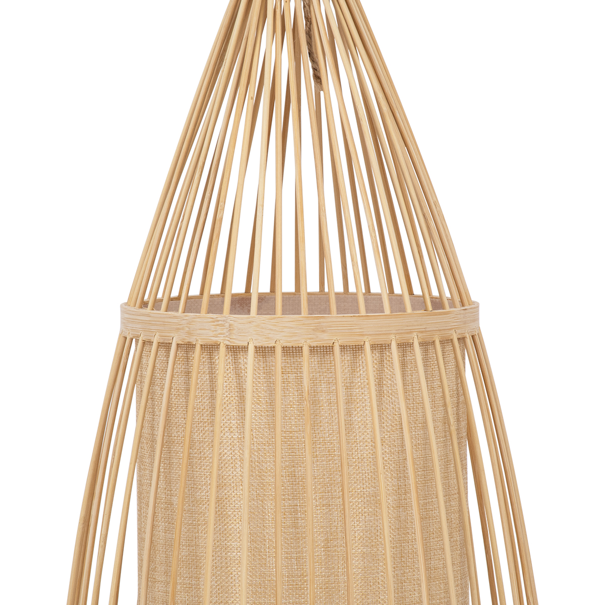 LEDTM® AZORES 01753 Boho Επιδαπέδιο Φωτιστικό με Ντουί 1 x E27 AC 220-240V IP20 - Μπεζ - Μ30 x Π30 x Υ90cm - Image 6