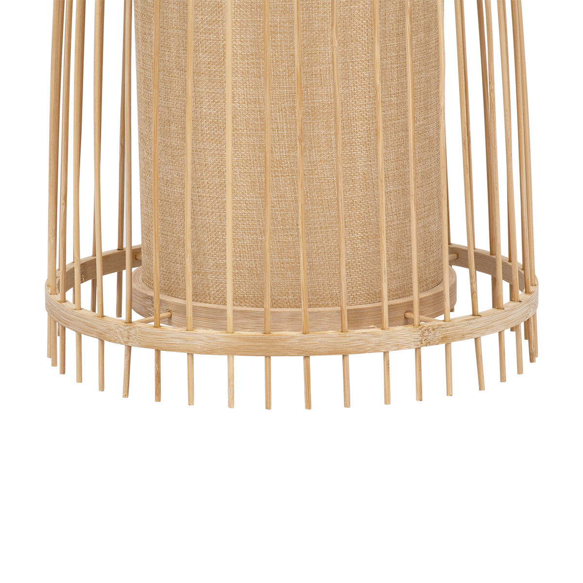 LEDTM® AZORES 01753 Boho Επιδαπέδιο Φωτιστικό με Ντουί 1 x E27 AC 220-240V IP20 - Μπεζ - Μ30 x Π30 x Υ90cm - Image 7