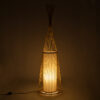 LEDTM® AZORES 01755 Boho Επιδαπέδιο Φωτιστικό με Ντουί 1 x E27 AC 220-240V IP20 - Μπεζ - Μ40 x Π40 x Υ150cm - Image 3