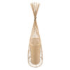 LEDTM® AZORES 01755 Boho Επιδαπέδιο Φωτιστικό με Ντουί 1 x E27 AC 220-240V IP20 - Μπεζ - Μ40 x Π40 x Υ150cm - Image 4