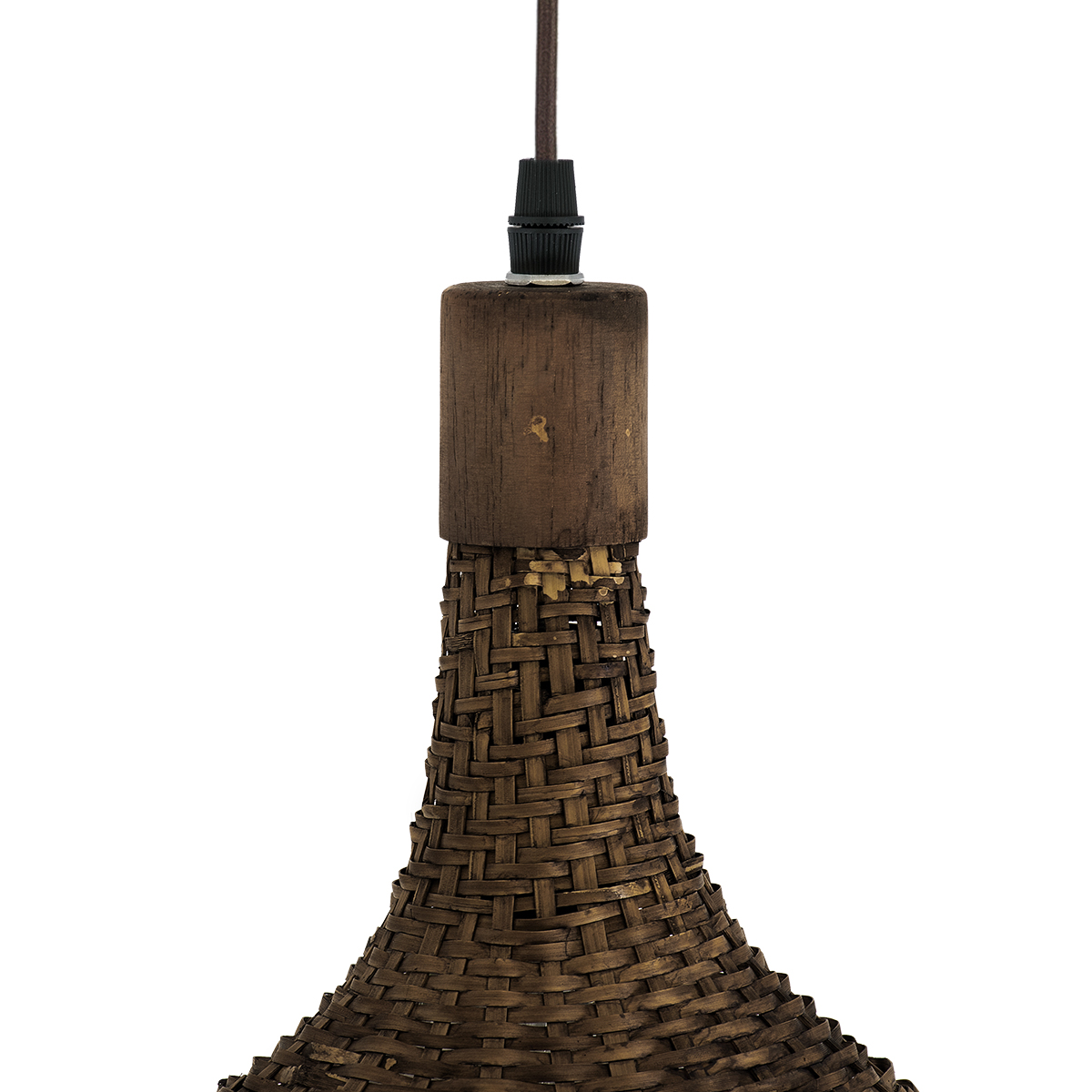 LEDTM® CUBA 01768 Boho Κρεμαστό Φωτιστικό Οροφής με Ντουί 1 x E27 AC 220-240V IP20 - Καφέ - Μ80 x Π80 x Υ49cm - Image 10