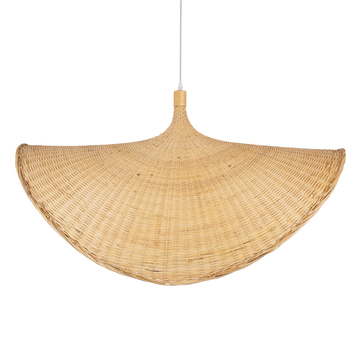 LEDTM® CUBA 01769 Boho Κρεμαστό Φωτιστικό Οροφής με Ντουί 1 x E27 AC 220-240V IP20 - Μπεζ - Μ100 x Π100 x Υ55cm - Image 8