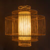 LEDTM® HIBISCUS 01780 Boho Κρεμαστό Φωτιστικό Οροφής με Ντουί 1 x E27 AC 220-240V IP20 - Μπεζ - Μ100 x Π100 x Y100cm - Image 3