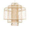 LEDTM® HIBISCUS 01780 Boho Κρεμαστό Φωτιστικό Οροφής με Ντουί 1 x E27 AC 220-240V IP20 - Μπεζ - Μ100 x Π100 x Y100cm - Image 2