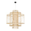 LEDTM® HIBISCUS 01780 Boho Κρεμαστό Φωτιστικό Οροφής με Ντουί 1 x E27 AC 220-240V IP20 - Μπεζ - Μ100 x Π100 x Y100cm - Image 4
