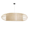 LEDTM® HIBISCUS 01782 Boho Κρεμαστό Φωτιστικό Οροφής με Ντουί 3 x E27 AC 220-240V IP20 - Μπεζ - Μ120 x Π120 x Y31cm - Image 4