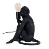 LEDTM® APES 01807 Μοντέρνο Επιτραπέζιο Φωτιστικό Πορτατίφ με Ντουί 1 x E27 AC 220-240V IP20 - Μαύρο - Μ30 x Π27 x Υ30cm - Image 4