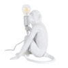 LEDTM® APES 01808 Μοντέρνο Επιτραπέζιο Φωτιστικό Πορτατίφ με Ντουί 1 x E27 AC 220-240V IP20 - Λευκό - Μ30 x Π27 x Υ30cm - Image 4