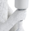 LEDTM® APES 01808 Μοντέρνο Επιτραπέζιο Φωτιστικό Πορτατίφ με Ντουί 1 x E27 AC 220-240V IP20 - Λευκό - Μ30 x Π27 x Υ30cm - Image 8