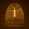 LEDTM® MALIBU 01810 Boho Κρεμαστό Φωτιστικό Οροφής με Ντουί 1 x E27 AC 220-240V IP20 - Μπεζ - Μ57 x Π57 x Υ75cm - Image 3