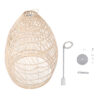 LEDTM® MALIBU 01811 Boho Κρεμαστό Φωτιστικό Οροφής με Ντουί 1 x E27 AC 220-240V IP20 - Μπεζ - Μ76 x Π76 x Υ100cm - Image 10