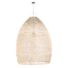 LEDTM® MALIBU 01813 Boho Κρεμαστό Φωτιστικό Οροφής με Ντουί 1 x E27 AC 220-240V IP20 - Μπεζ - Μ120 x Π120 x Υ156cm - Image 5