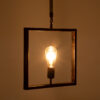 LEDTM® FRAISE 01814 Vintage Κρεμαστό Φωτιστικό Οροφής με Ντουί 1 x E27 AC 220-240V IP20 - Χάλκινο & Μπεζ - Μ32 x Π4 x Υ32cm - Image 3