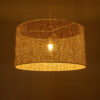 LEDTM® YOTTO 01822 Boho Κρεμαστό Φωτιστικό Οροφής με Ντουί 1 x E27 AC 220-240V IP20 - Μπεζ - Μ55 x Π55 x Y30cm - Image 3
