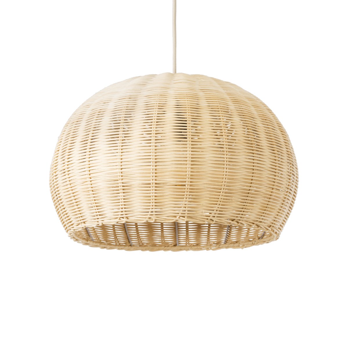 LEDTM® RAITO 01824 Boho Κρεμαστό Φωτιστικό Οροφής με Ντουί 1 x E27 AC 220-240V IP20 - Μπεζ - Μ40 x Π40 x Υ25cm - Image 2