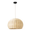LEDTM® RAITO 01824 Boho Κρεμαστό Φωτιστικό Οροφής με Ντουί 1 x E27 AC 220-240V IP20 - Μπεζ - Μ40 x Π40 x Υ25cm - Image 4