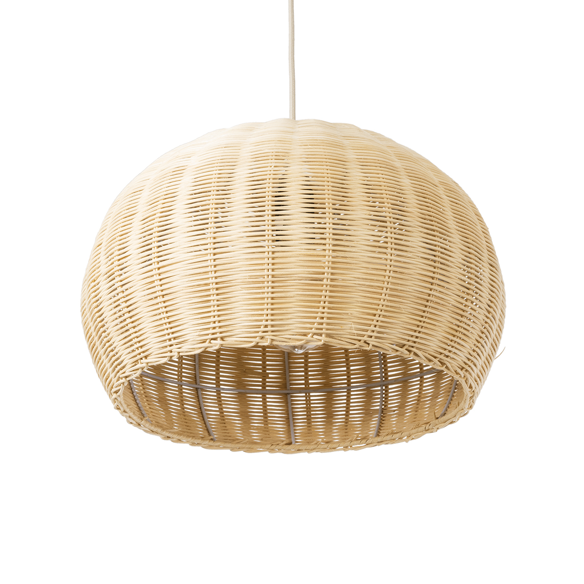 LEDTM® RAITO 01824 Boho Κρεμαστό Φωτιστικό Οροφής με Ντουί 1 x E27 AC 220-240V IP20 - Μπεζ - Μ40 x Π40 x Υ25cm - Image 6