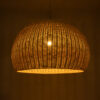 LEDTM® RAITO 01826 Boho Κρεμαστό Φωτιστικό Οροφής με Ντουί 1 x E27 AC 220-240V IP20 - Μπεζ - Μ100 x Π100 x Υ63cm - Image 3