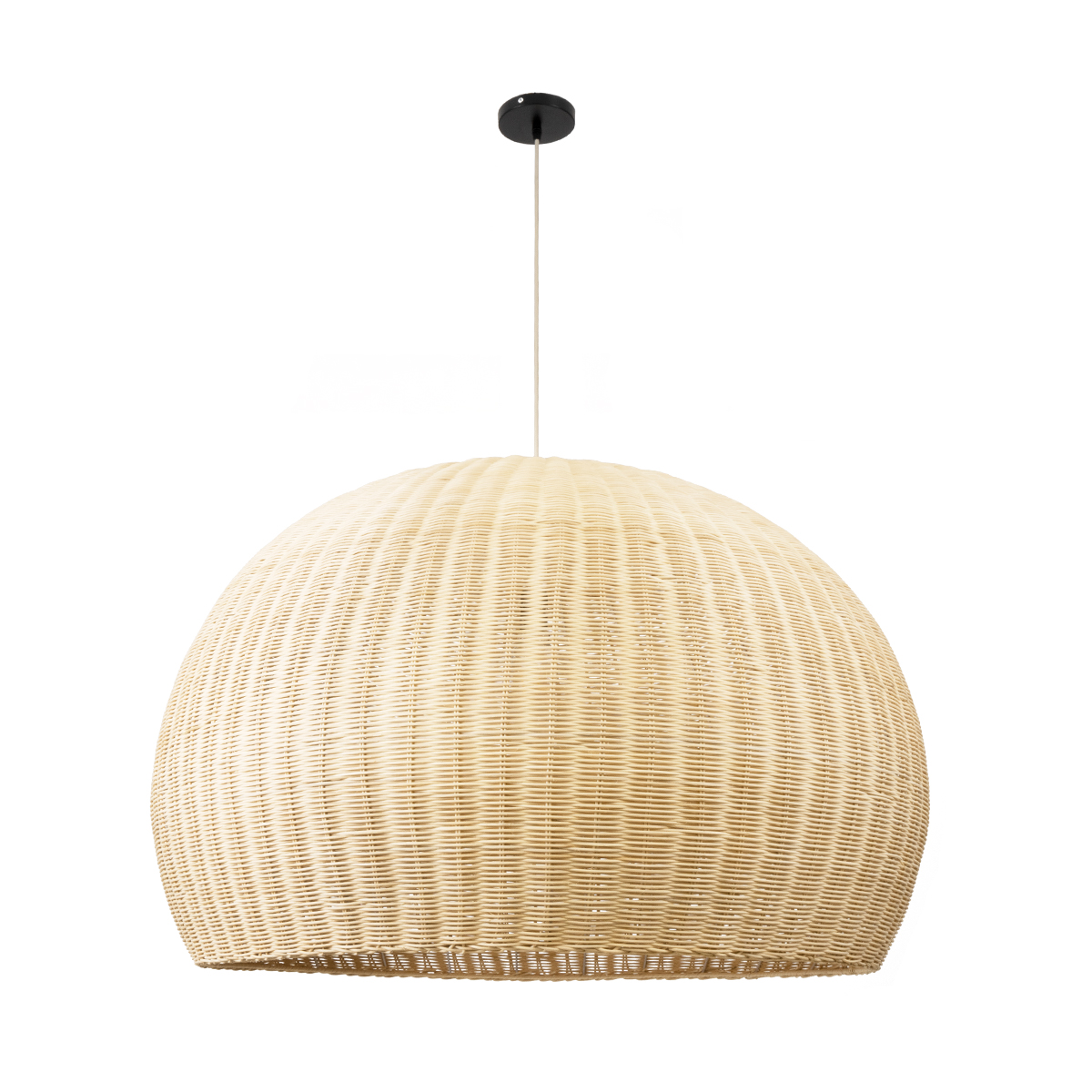 LEDTM® RAITO 01826 Boho Κρεμαστό Φωτιστικό Οροφής με Ντουί 1 x E27 AC 220-240V IP20 - Μπεζ - Μ100 x Π100 x Υ63cm - Image 4
