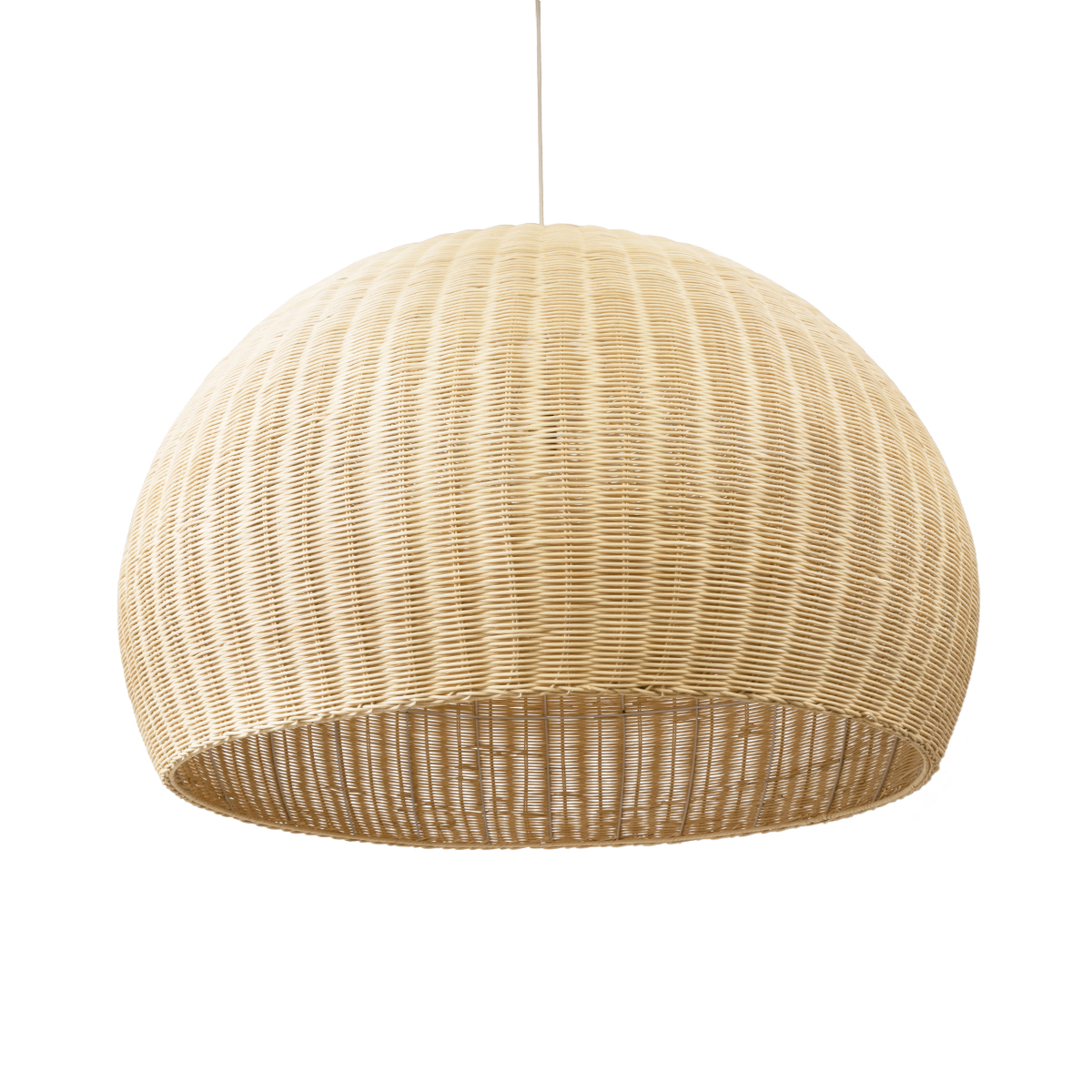 LEDTM® RAITO 01826 Boho Κρεμαστό Φωτιστικό Οροφής με Ντουί 1 x E27 AC 220-240V IP20 - Μπεζ - Μ100 x Π100 x Υ63cm - Image 6