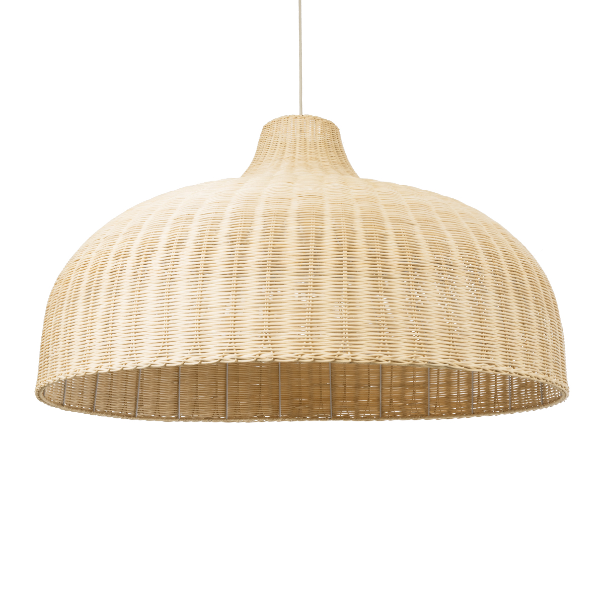 LEDTM® AFURU 01829 Boho Κρεμαστό Φωτιστικό Οροφής με Ντουί 1 x E27 AC 220-240V IP20 - Μπεζ - Μ100 x Π100 x Υ60cm - Image 2