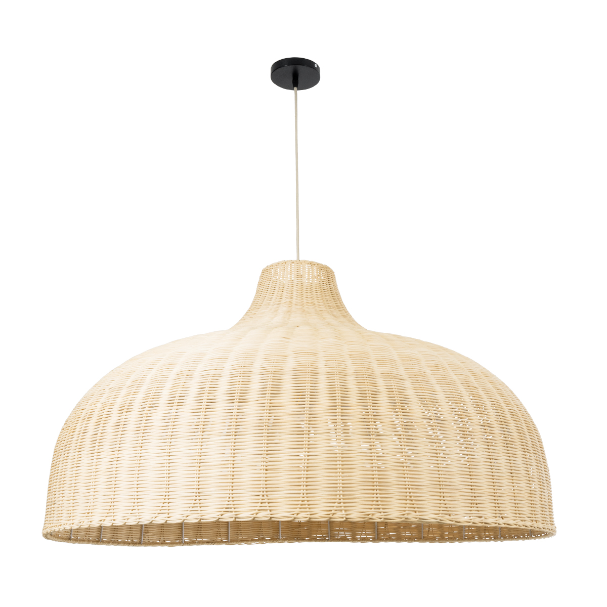 LEDTM® AFURU 01829 Boho Κρεμαστό Φωτιστικό Οροφής με Ντουί 1 x E27 AC 220-240V IP20 - Μπεζ - Μ100 x Π100 x Υ60cm - Image 4
