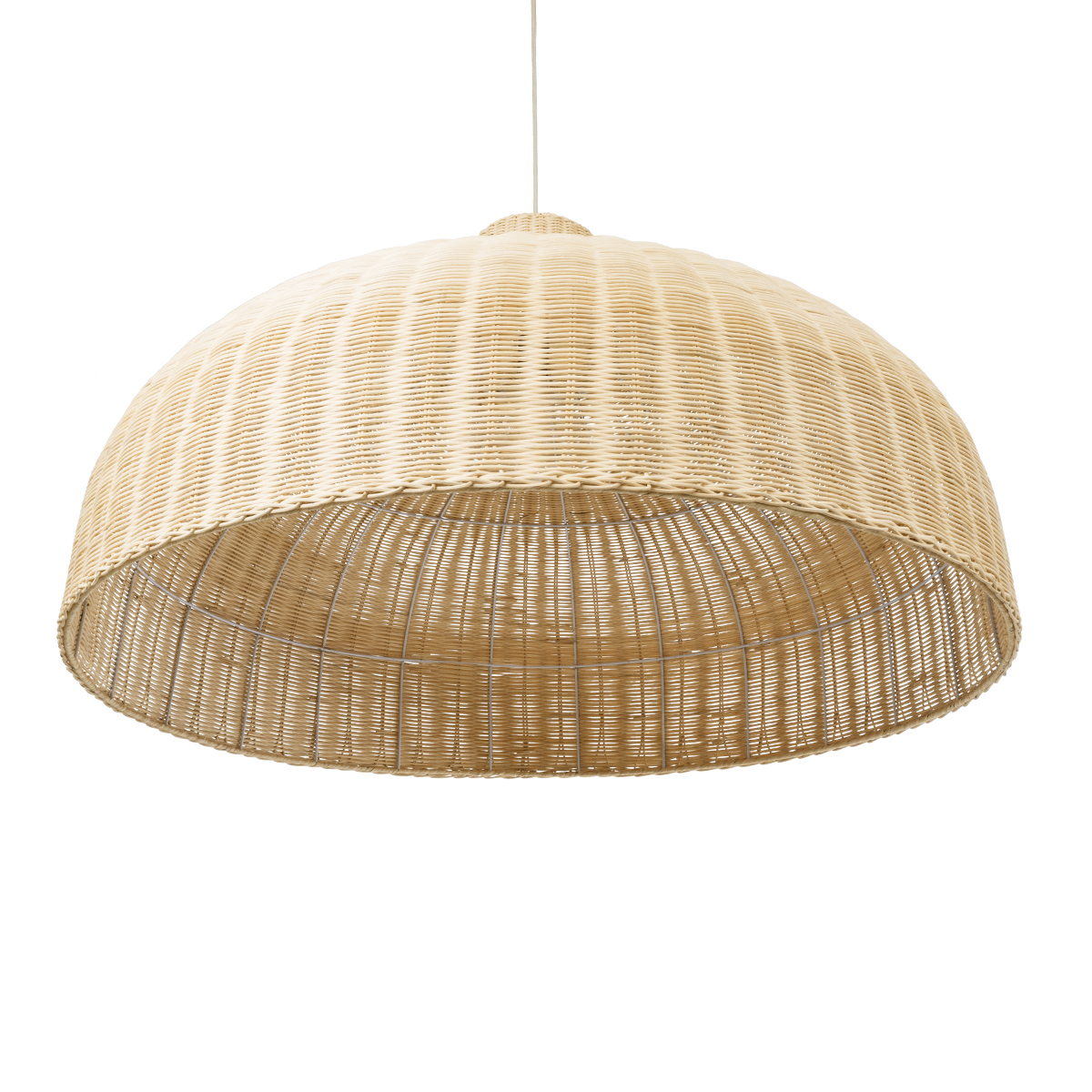 LEDTM® AFURU 01829 Boho Κρεμαστό Φωτιστικό Οροφής με Ντουί 1 x E27 AC 220-240V IP20 - Μπεζ - Μ100 x Π100 x Υ60cm - Image 6