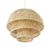 LEDTM® HIROKA 01836 Boho Κρεμαστό Φωτιστικό Οροφής με Ντουί 1 x E27 AC 220-240V IP20 - Μπεζ - Μ60 x Π60 x Υ50cm - Image 6