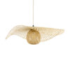 LEDTM® CINNABAR 01837 Boho Κρεμαστό Φωτιστικό Οροφής με Ντουί 1 x E27 AC 220-240V IP20 - Μπεζ - Μ75 x Π75 x Υ21cm - Image 2