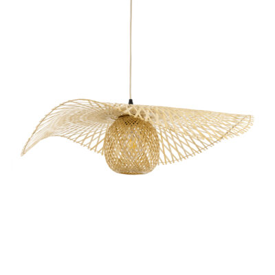 Alternative view of LEDTM® CINNABAR 01837 Boho Κρεμαστό Φωτιστικό Οροφής με Ντουί 1 x E27 AC 220-240V IP20 - Μπεζ - Μ75 x Π75 x Υ21cm