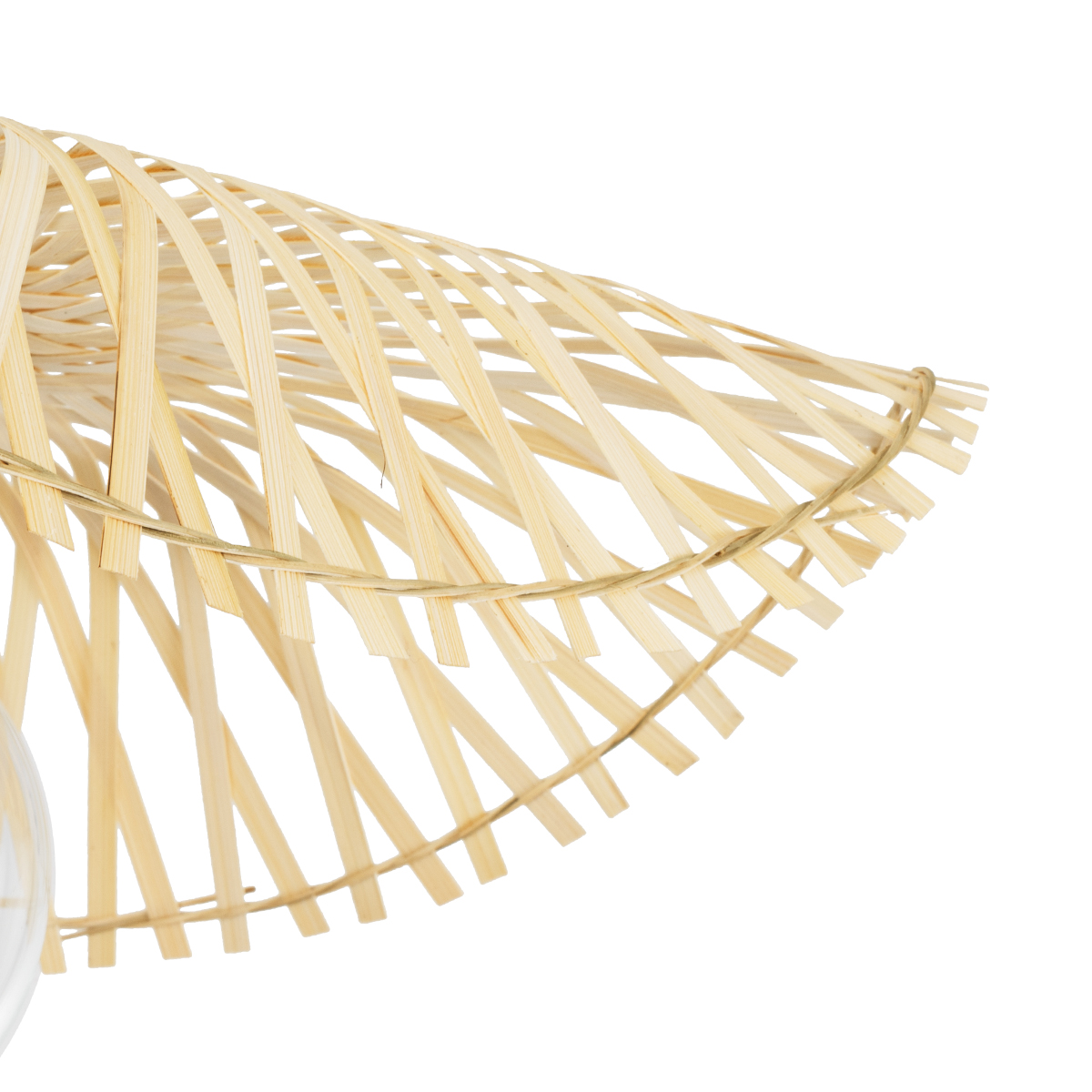 LEDTM® MELEMELE 01839 Boho Κρεμαστό Φωτιστικό Οροφής με Ντουί 1 x E27 AC 220-240V IP20 - Μπεζ - Μ35 x Π35 x Υ4cm - Image 8