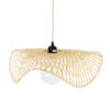 LEDTM® MELEMELE 01840 Boho Κρεμαστό Φωτιστικό Οροφής με Ντουί 1 x E27 AC 220-240V IP20 - Μπεζ - Μ50 x Π50 x Υ7cm - Image 7