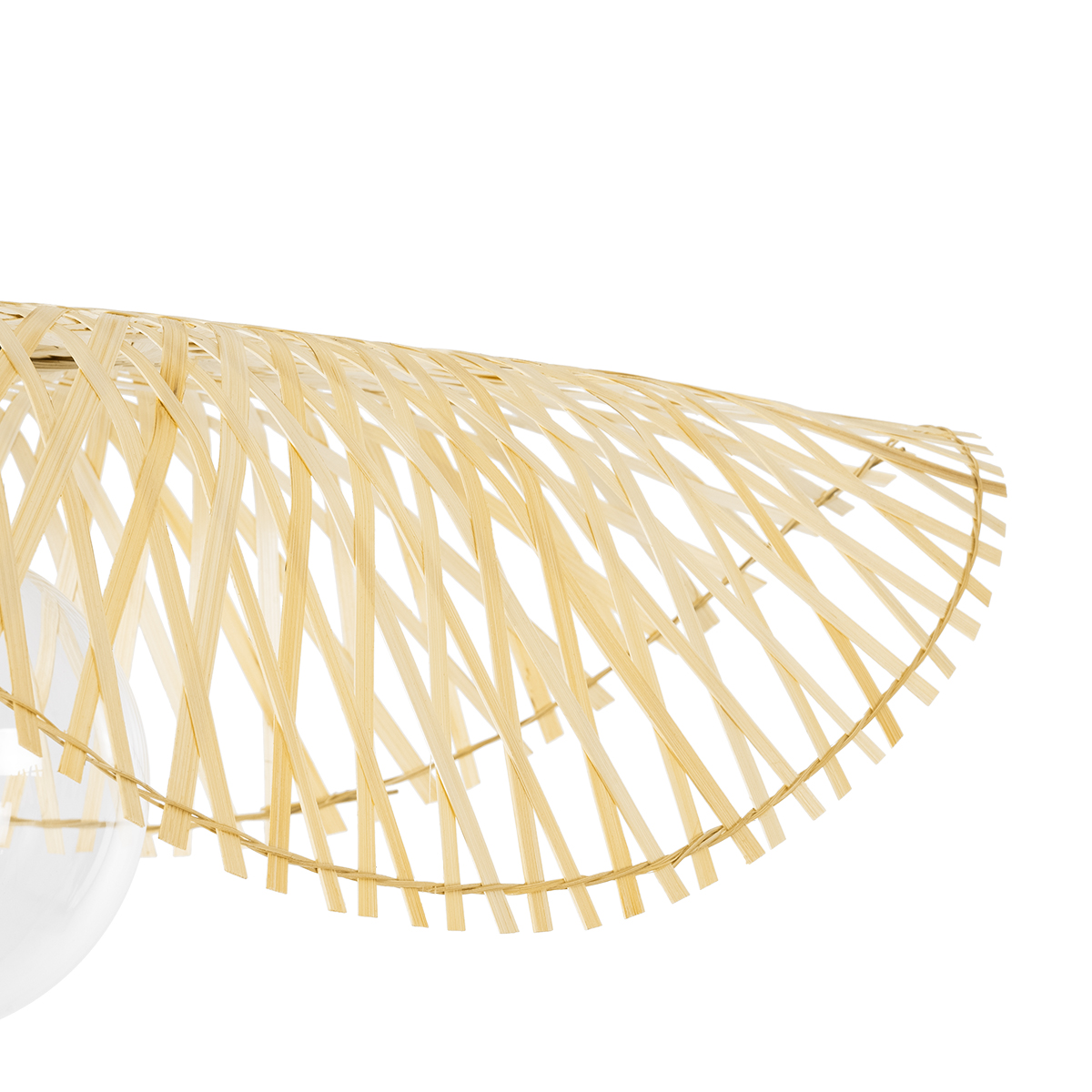 LEDTM® MELEMELE 01840 Boho Κρεμαστό Φωτιστικό Οροφής με Ντουί 1 x E27 AC 220-240V IP20 - Μπεζ - Μ50 x Π50 x Υ7cm - Image 8