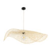 LEDTM® MELEMELE 01842 Boho Κρεμαστό Φωτιστικό Οροφής με Ντουί 1 x E27 AC 220-240V IP20 - Μπεζ - Μ100 x Π100 x Υ12cm - Image 4