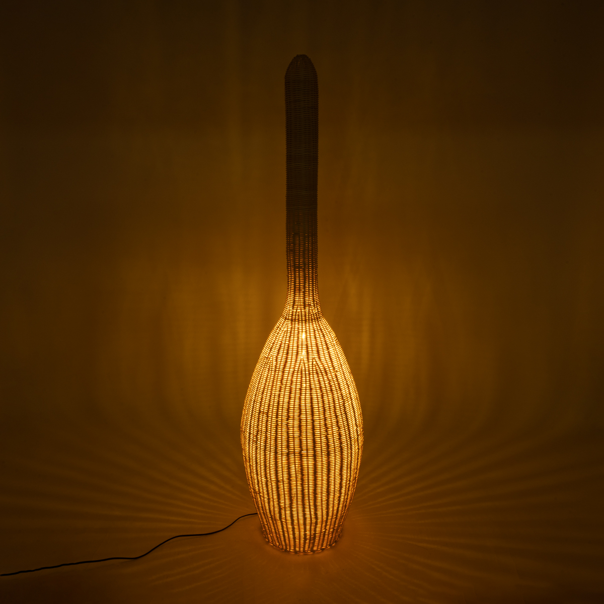 LEDTM® PARADIS 01845 Boho Επιδαπέδιο Φωτιστικό με Ντουί 1 x E27 AC 220-240V IP20 - Μπεζ - Μ40 x Π40 x Υ150cm - Image 3