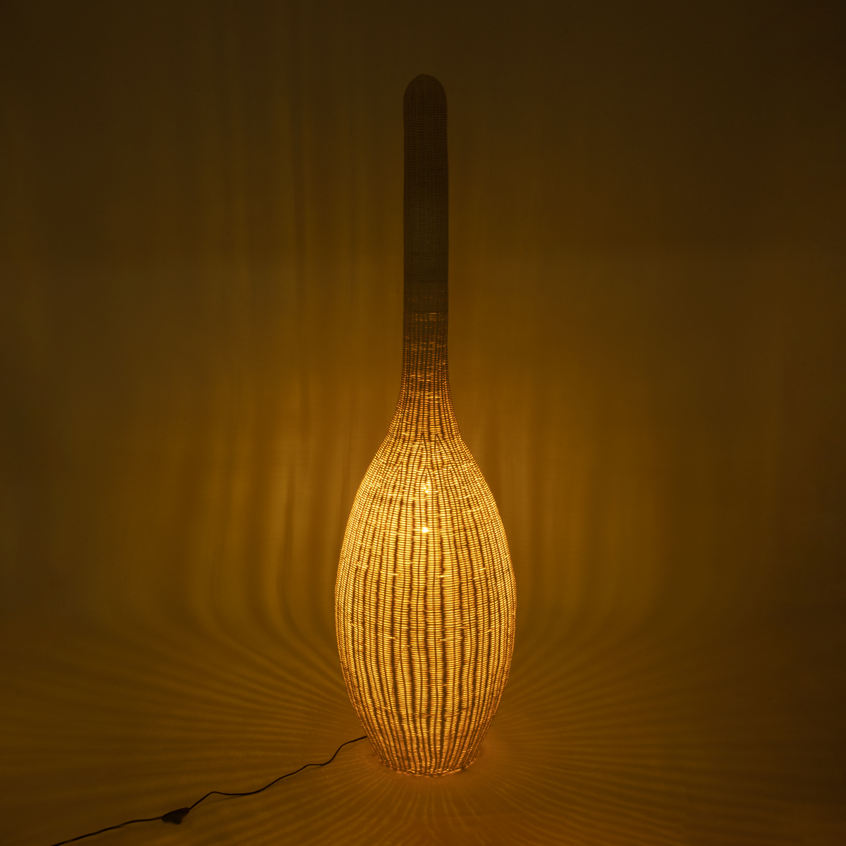LEDTM® PARADIS 01846 Boho Επιδαπέδιο Φωτιστικό με Ντουί 1 x E27 AC 220-240V IP20 - Μπεζ - Μ50 x Π50 x Υ180cm - Image 3