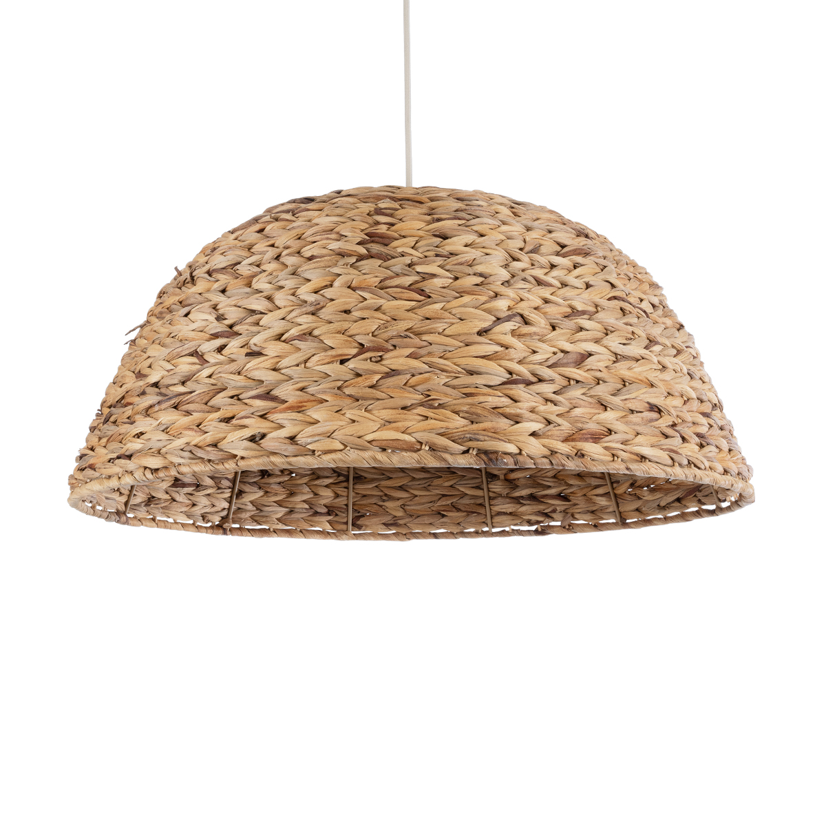 LEDTM® MANGATA 01847 Boho Κρεμαστό Φωτιστικό Οροφής με Ντουί 1 x E27 AC 220-240V IP20 - Μπεζ - Μ60 x Π60 x Υ28cm - Image 2