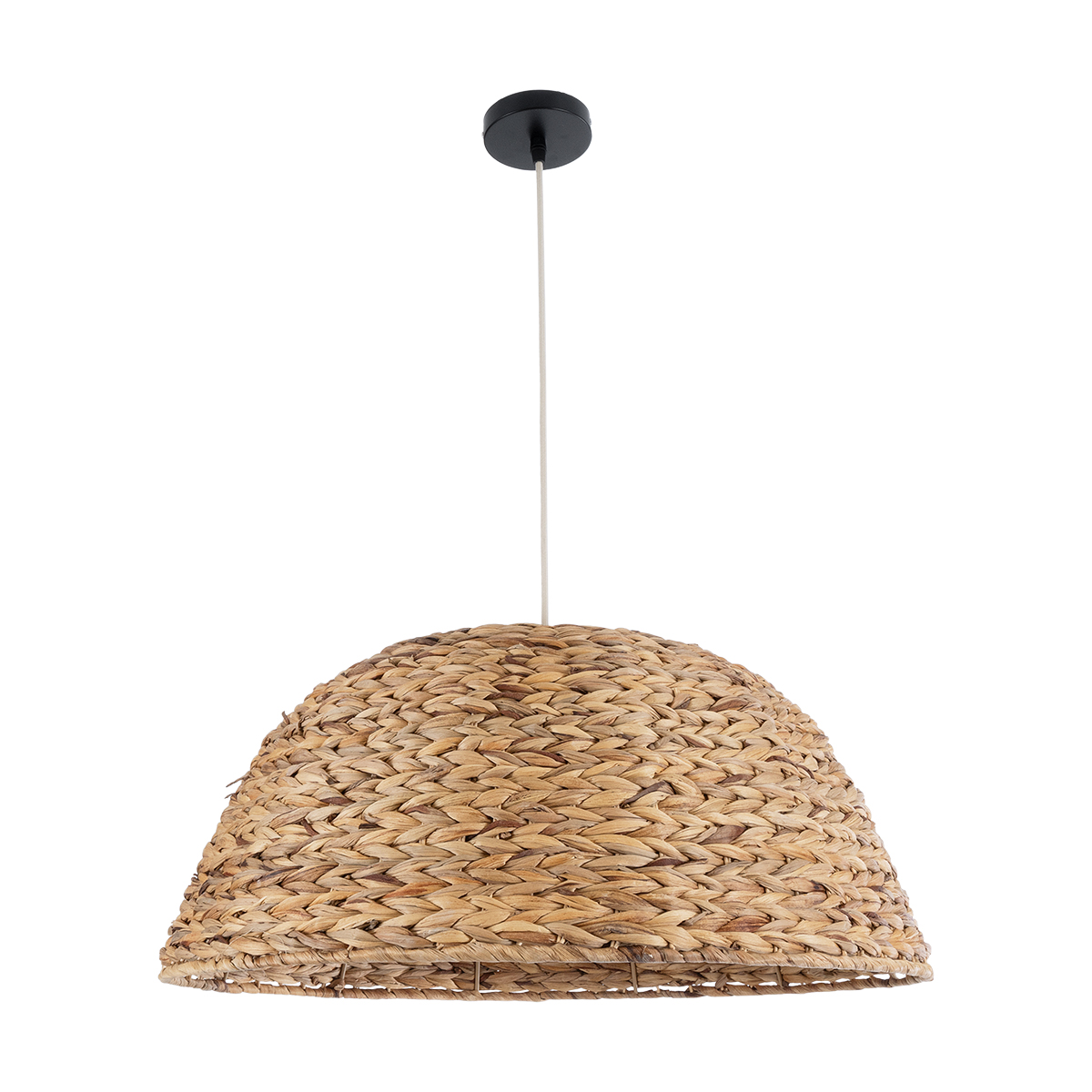 LEDTM® MANGATA 01847 Boho Κρεμαστό Φωτιστικό Οροφής με Ντουί 1 x E27 AC 220-240V IP20 - Μπεζ - Μ60 x Π60 x Υ28cm - Image 4