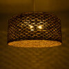 LEDTM® MANGATA 01850 Boho Κρεμαστό Φωτιστικό Οροφής με Ντουί 1 x E27 AC 220-240V IP20 - Καφέ - Μ90 x Π90 x Υ40cm - Image 3