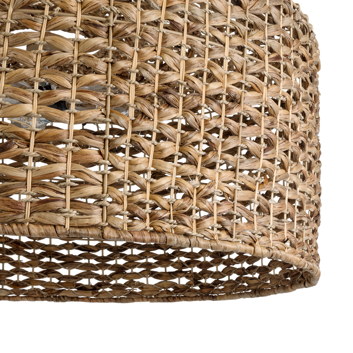 LEDTM® MANGATA 01850 Boho Κρεμαστό Φωτιστικό Οροφής με Ντουί 1 x E27 AC 220-240V IP20 - Καφέ - Μ90 x Π90 x Υ40cm - Image 8