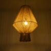 LEDTM® CAYMAN 01854 Boho Κρεμαστό Φωτιστικό Οροφής με Ντουί 1 x E27 AC 220-240V IP20 - Μπεζ - Μ60 x Π60 x Υ86cm - Image 3