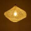 LEDTM® KENTUCKY 01862 Vintage Κρεμαστό Φωτιστικό Οροφής με Ντουί 1 x E27 AC 220-240V IP20 - Μπεζ - Μ40 x Π40 x Υ30cm - Image 3
